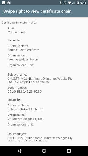 My Certificates screenshot 5