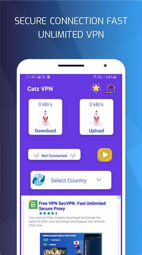 Ultimate Free VPN 2021 - Turbo VPN & Thunder VPN screenshot 2