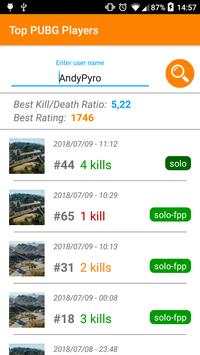 Top PUBG Players screenshot 4