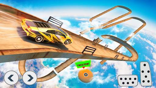 Superhero Car Stunts Racing screenshot 5