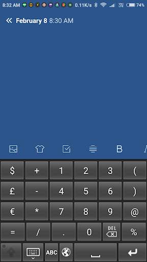 Alphabetical Keyboard स्क्रीनशॉट 3