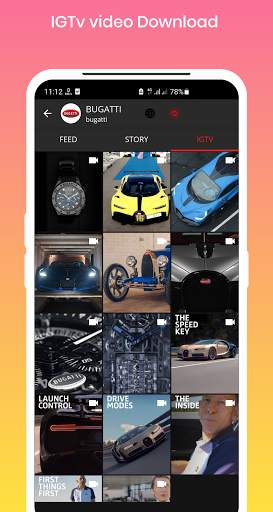 GBinsta - Saver for Instagram, IGTV, Story & Reels screenshot 3