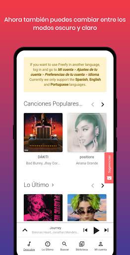 Freefy, free streaming music screenshot 4