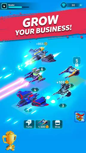 Merge Space Ships: Cyber ​​Future Fusione 3D screenshot 3