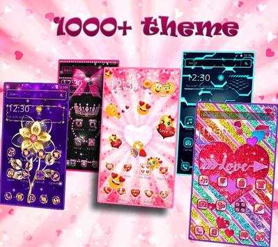 3D Emoji Valentine Love Launcher screenshot 4