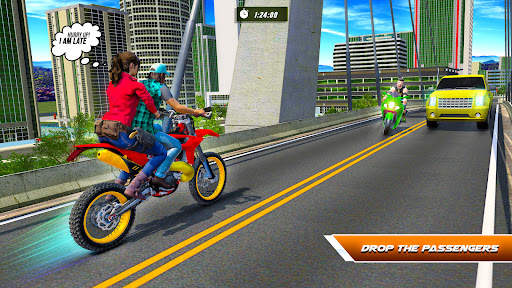 Pickup Bike Driving 3D Games screenshot 3