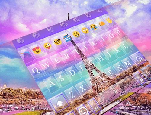 Rainbow Eiffel Tower - Emoji Keyboard screenshot 6