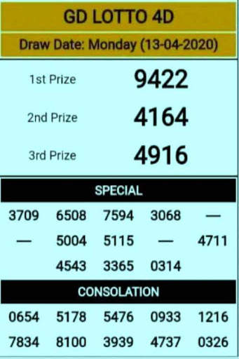 4D LIVE RESULT screenshot 4