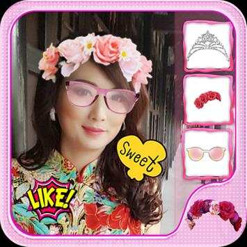 Flower Crown Beauty Camera screenshot 1
