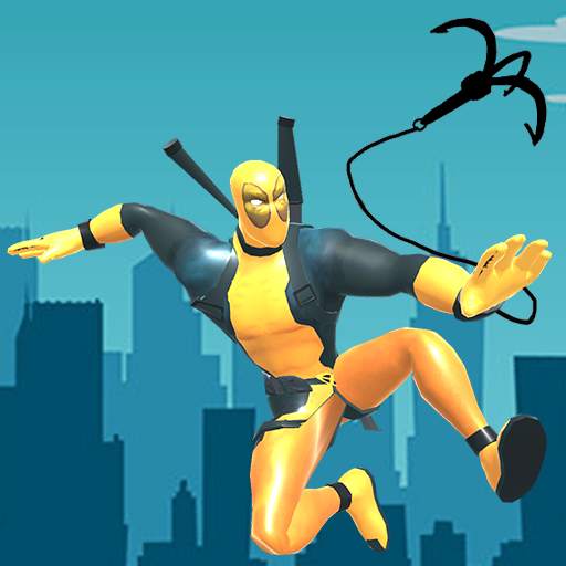 Super Rope Hero Gangster - Grand Crime City Game 1