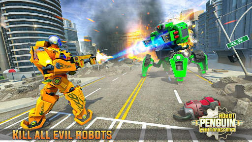 Penguin Robot Car War Game screenshot 6