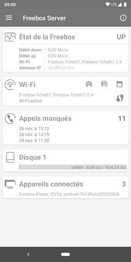 Freebox (ancienne app) screenshot 1