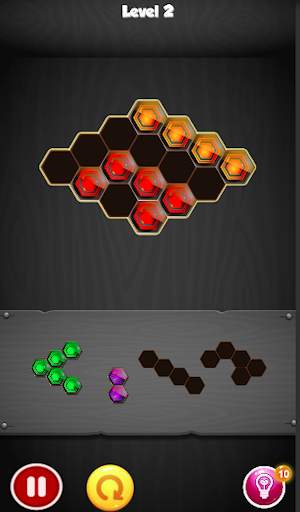 Hexa Block Puzzle King! screenshot 2