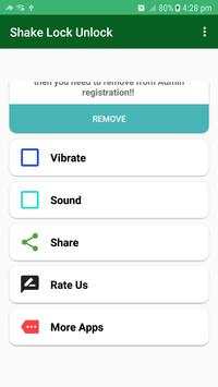 Shake Lock Unlock screenshot 3