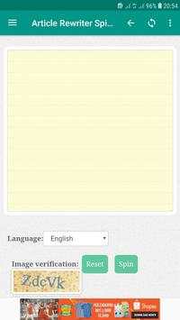 Article Rewriter Spinner Pro screenshot 2