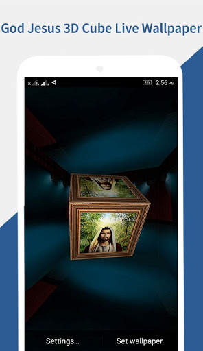 Jesus 3D Cube Live Wallpaper screenshot 3