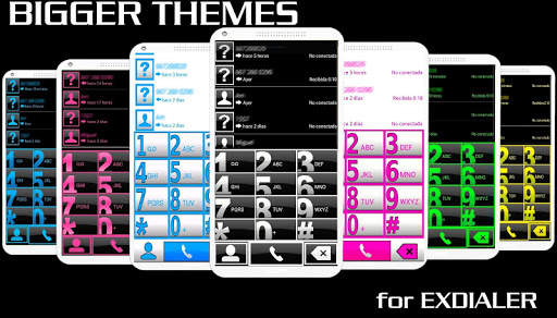 THEME BIG BLUE FOR EXDIALER screenshot 1