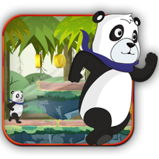 Panda run icon