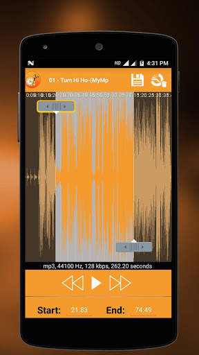 MP3 Cutter & Ringtone Maker screenshot 3