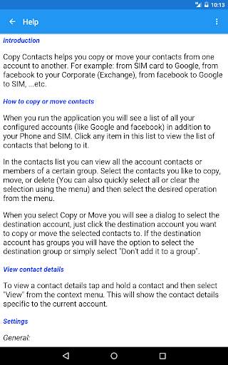 Copy Contacts screenshot 14