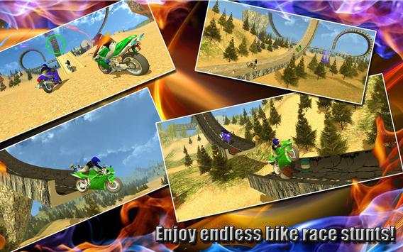 Moto Bike Race Nitro Stunt 3d screenshot 1