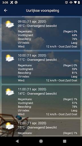 Weer Realtime voorspelling screenshot 3