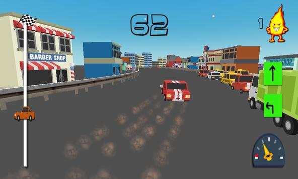 Blocky Rally Pixel Car Racing screenshot 4