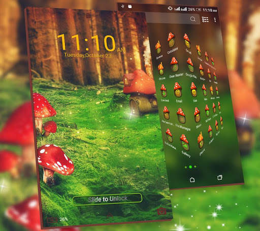 Mushroom Launcher Theme screenshot 3
