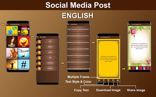 Social Media Post - New Status, Story, Quotes screenshot 7