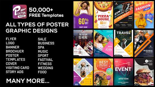 Poster Maker, Flyer, Banner Ma screenshot 1