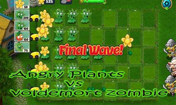 Angry Plants vs Voldemort Zombie screenshot 2