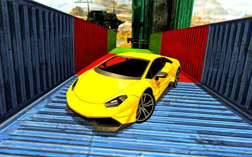 Superheroes Car Stunt Racing 3D- Impossible Driver screenshot 8