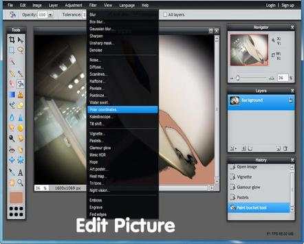 Guide Pixlr Express Editor screenshot 1
