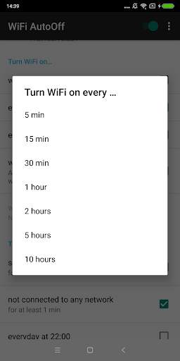 WiFi AutoOff - Wi-Fi Auto Connect screenshot 1
