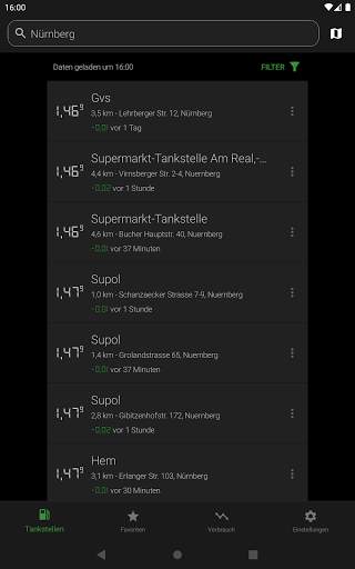 Spritpreise - günstig Tanken screenshot 10