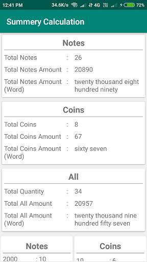 Tally Cash - Fast Cash Calculation/Cash Calculator screenshot 4