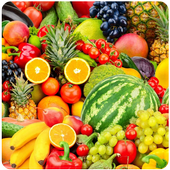 Fruits om nom nom wall icon