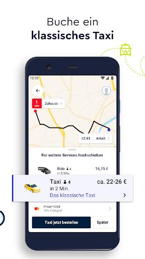 FREE NOW (mytaxi) - Taxi, Voi, TIER, MILES, emmy screenshot 2