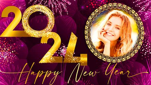 Happy New Year Photo Frame2024 screenshot 1