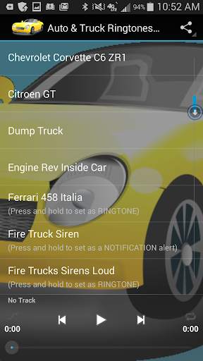 Auto & Truck Ringtones Sounds screenshot 2