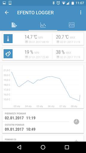 Efento Logger screenshot 2
