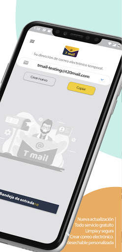 T Mail: dirección de correo electrónico temporal screenshot 2