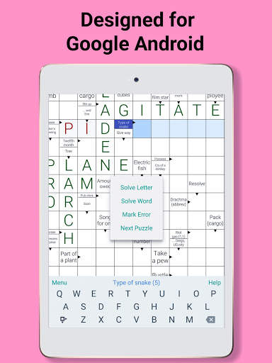 Clean Crosswords – free Crossword Puzzles screenshot 11