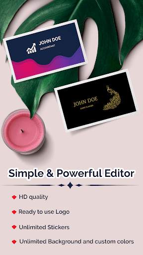 Business Card Maker, Templates स्क्रीनशॉट 6