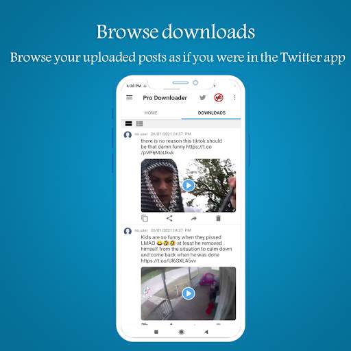 pro downloader from Twitter screenshot 2