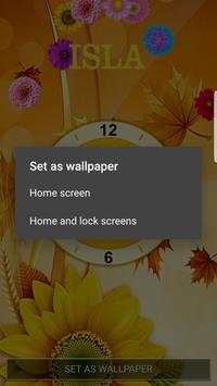 Floral Clocks - 3D Live Wallpapers screenshot 2