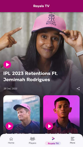 Rajasthan Royals Official App screenshot 5