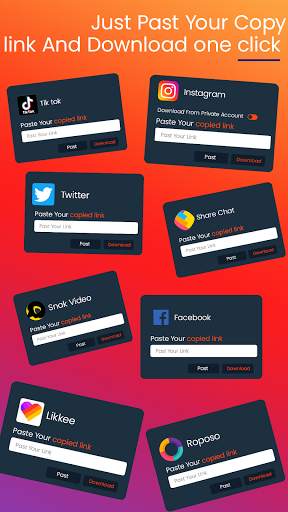 All Status & Video Downloader For INSTA/FB/WA screenshot 3