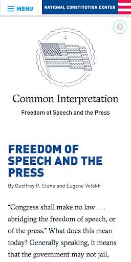 Interactive Constitution screenshot 3