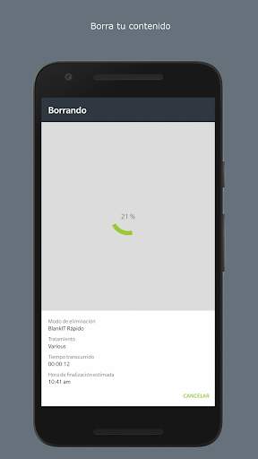 Eliminar de forma segura con BlankIT Mobile screenshot 5